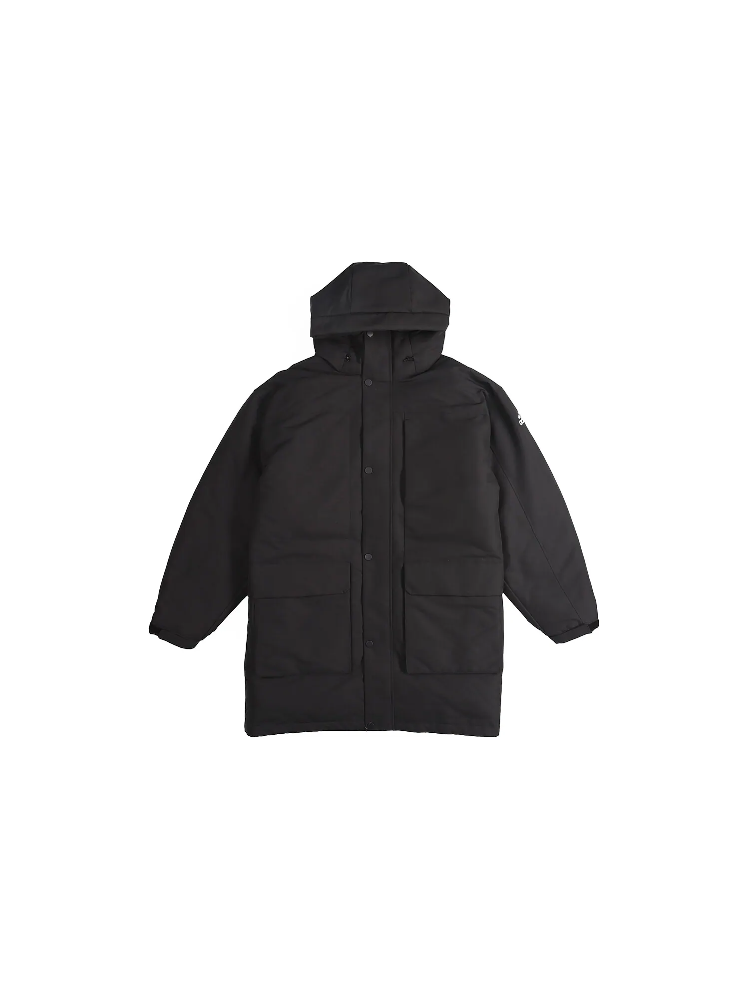 Куртка Adidas Outdoor Sports Windproof Warm Hood Down — изображение 1 из 5, черный