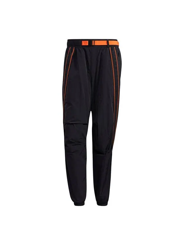 Спортивные штаны adidas Ub Pnt Wv Astro Woven Contrasting Colors Bundle Feet Sports Pants Black — изображение 1 из 4, черный