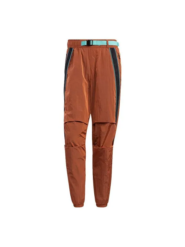 Спортивные штаны adidas Ub Pnt Wv Astro Contrasting Colors Woven Bundle Feet Sports Pants Orange — изображение 1 из 4, желтый