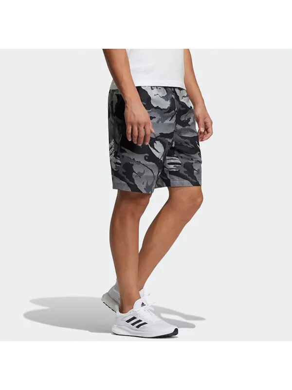 Шорты ub sht wv camo спортивные стильные камуфляжные шорты Adidas — изображение 4 из 4, светло-серо-белый