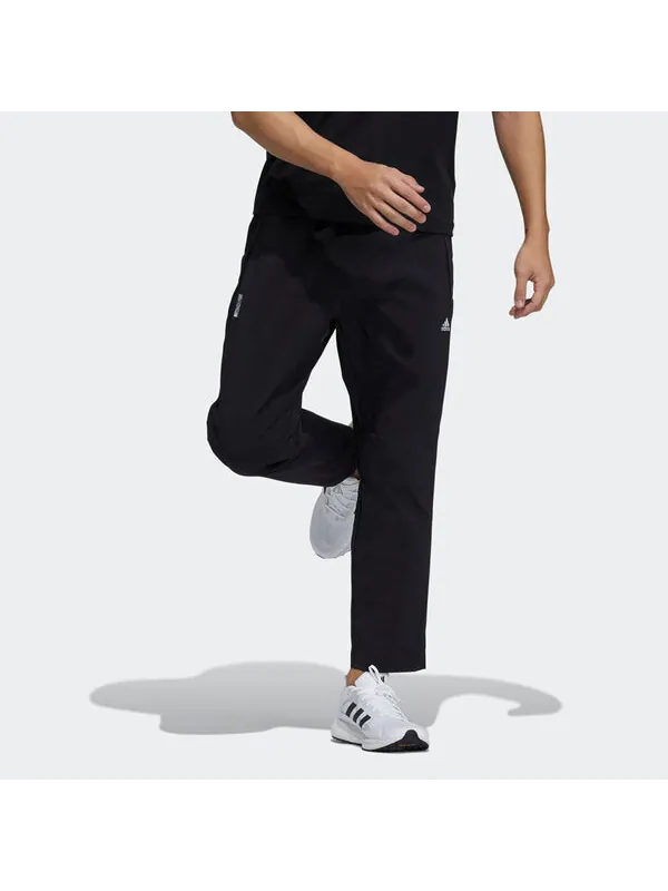 Спортивные штаны adidas Wj Pnt Wv Lt Series Woven Solid Color Casual Sports Pants Black — изображение 2 из 4, черный
