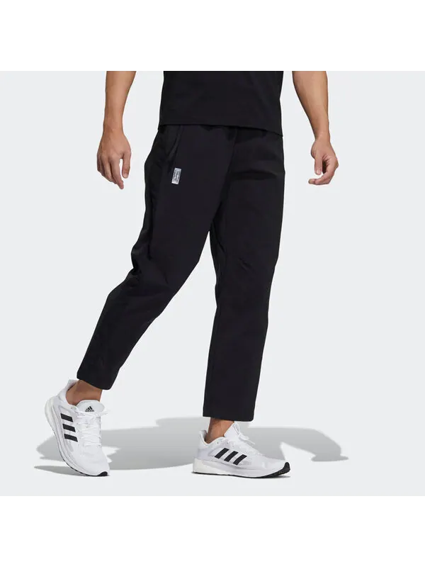 Спортивные штаны adidas Wj Pnt Wv Lt Series Woven Solid Color Casual Sports Pants Black — изображение 4 из 4, черный