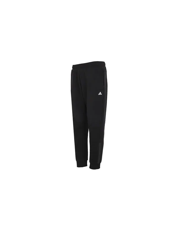 Спортивные штаны adidas Wj Pnt Pnt Swt Series Casual Sports Bundle Feet Long Pants Black — изображение 3 из 4, черный