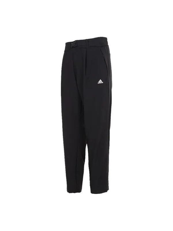 Брюки adidas Wj Pnt Wv Warm Series Training Sports Woven Long Pants Black — изображение 1 из 4, черный