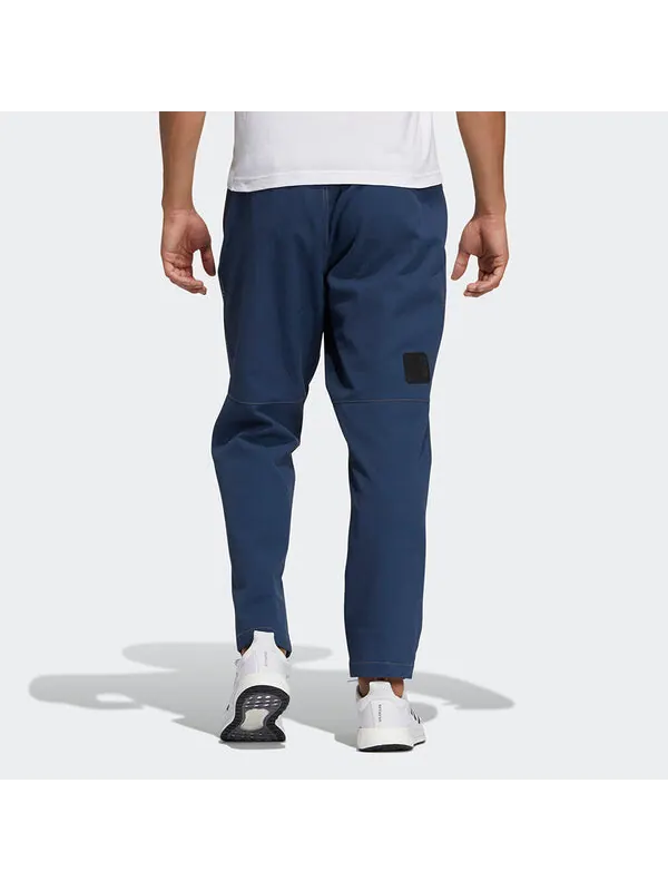 Спортивные штаны adidas Series WJ PNT Denim Training Sports Long Pants Navy Blue — изображение 3 из 4, темно-синий