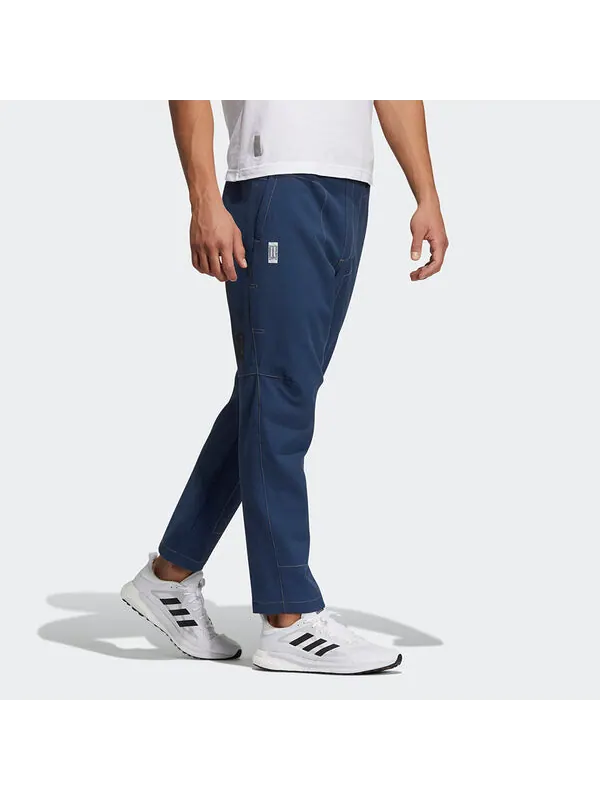 Спортивные штаны adidas Series WJ PNT Denim Training Sports Long Pants Navy Blue — изображение 4 из 4, темно-синий