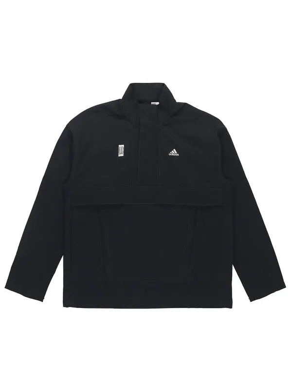 Куртка adidas Wj Anorak Series Casual Sports Woven Stand Collar Jacket Black — изображение 2 из 4, черный