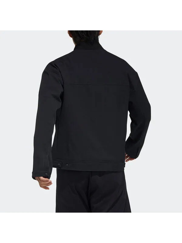 Куртка adidas Series WJ JKT Denim Training Sports Logo Jacket Black — изображение 3 из 4, черный