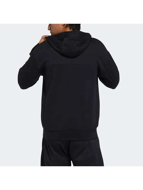 Куртка adidas Wj Htt Series Athleisure Casual Sports Hooded Jacket Black — изображение 3 из 4, черный