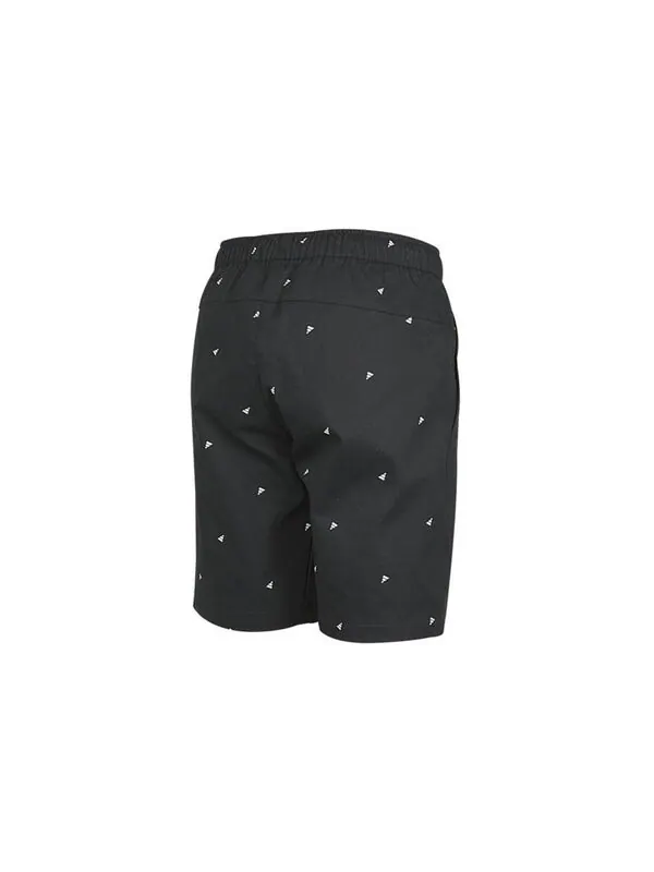 Шорты fi short aop logo printing athleisure casual sports shorts black Adidas — изображение 2 из 4, черный