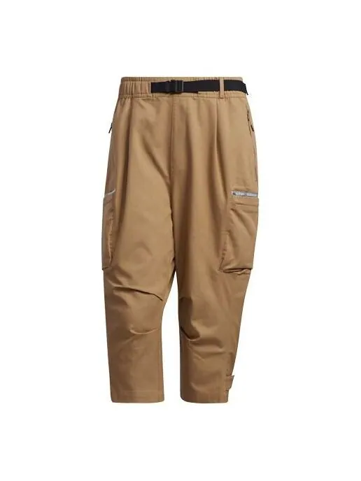 Спортивные штаны adidas Th 34pnt Wv Ext Sports Stylish Cropped Pants Yellow — изображение 1 из 4, желтый