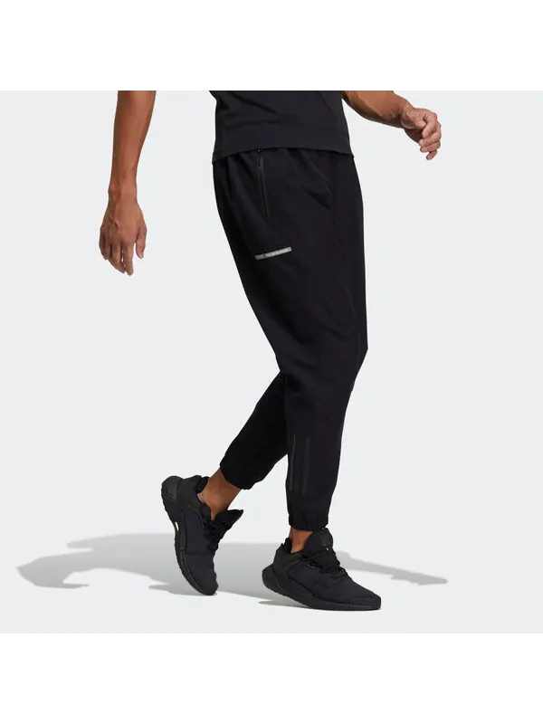Спортивные штаны adidas Th Pnt Wv Id Outdoor Sports Bundle Feet Woven Long Pants Black — изображение 4 из 4, черный