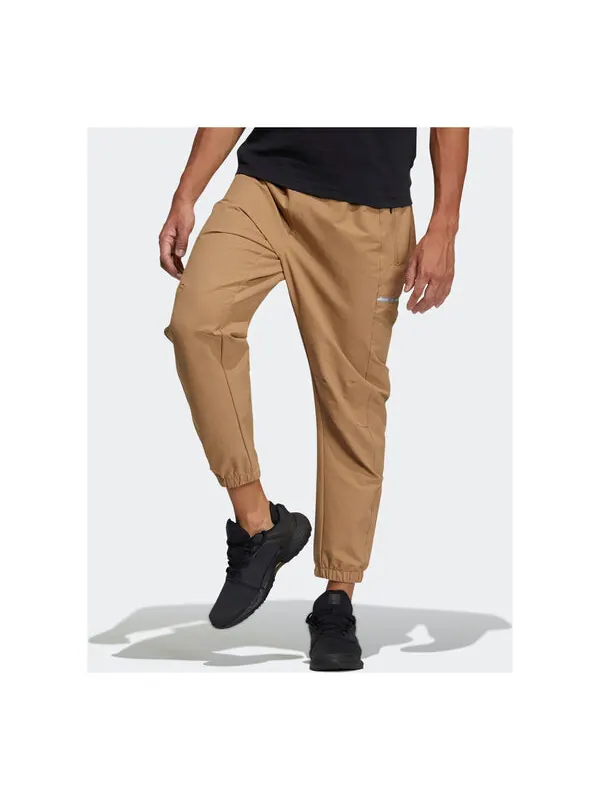Спортивные штаны adidas TH PNT WV ID Adjustable Belt Casual Sports Long Pants Yellow — изображение 1 из 3, желтый