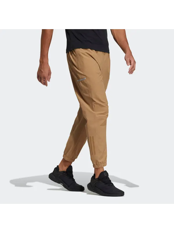 Спортивные штаны adidas TH PNT WV ID Adjustable Belt Casual Sports Long Pants Yellow — изображение 3 из 3, желтый