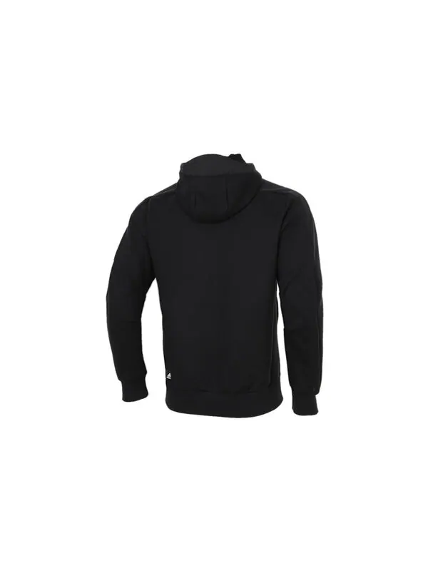Куртка adidas Th Jkt Kn Fabmx Splicing Big Pocket Hooded Jacket Black — изображение 2 из 4, черный