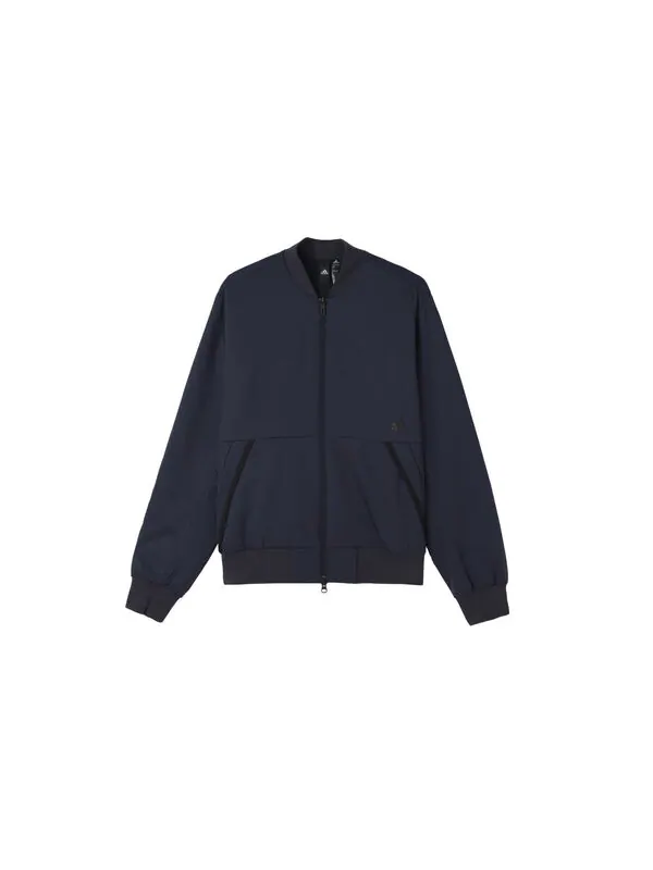 Куртка adidas Fi Woven Bomb Logo Jacket Navy — изображение 2 из 4, синий