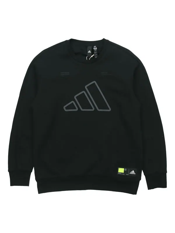 Толстовка с капюшоном th doubleknit bos Adidas — изображение 1 из 4, черный