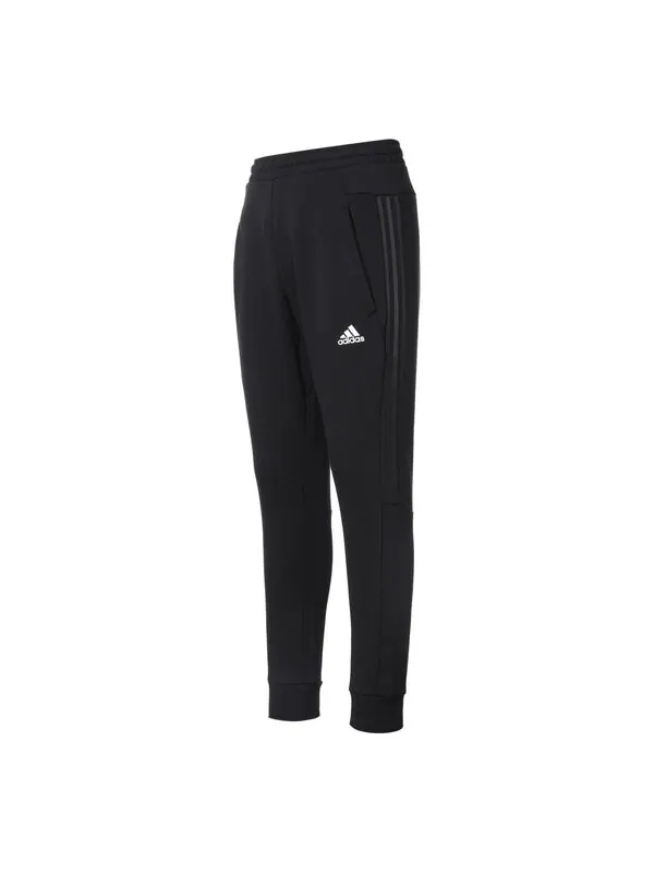 Брюки adidas Casual Sports Training logo Bundle Feet Long Pants Black — изображение 1 из 4, черный