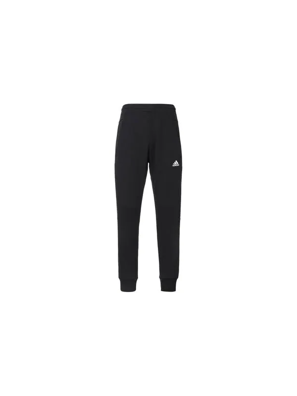 Брюки adidas Casual Sports Training logo Bundle Feet Long Pants Black — изображение 2 из 4, черный
