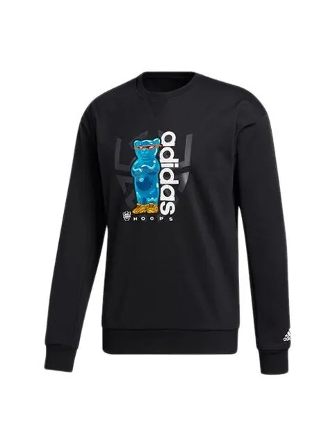 Толстовка adidas Don Candy Crew Basketball Sports Hooded SweaterMen Black — изображение 1 из 4, черный