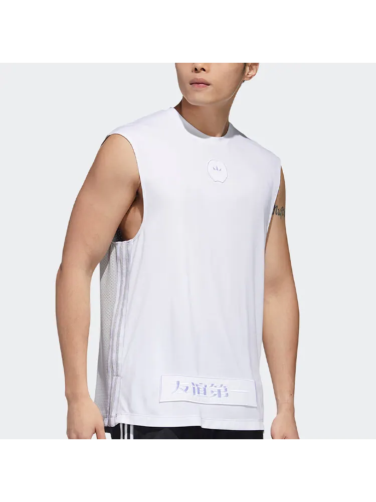 Спортивная майка Adidas originals MIC TANK BB — изображение 5 из 6, белый