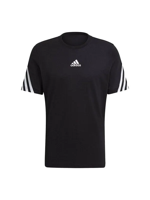Футболка m 3s tape tee printing sports short sleeve black Adidas — изображение 1 из 4, черный