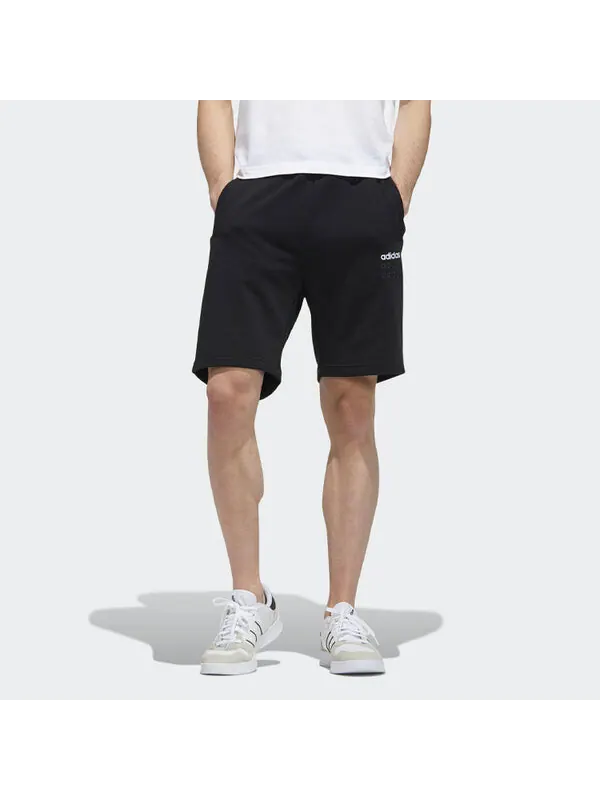 Шорты neo m ce c шорты повседневные спортивные эластичный пояс дышащие Adidas — изображение 2 из 4, черный