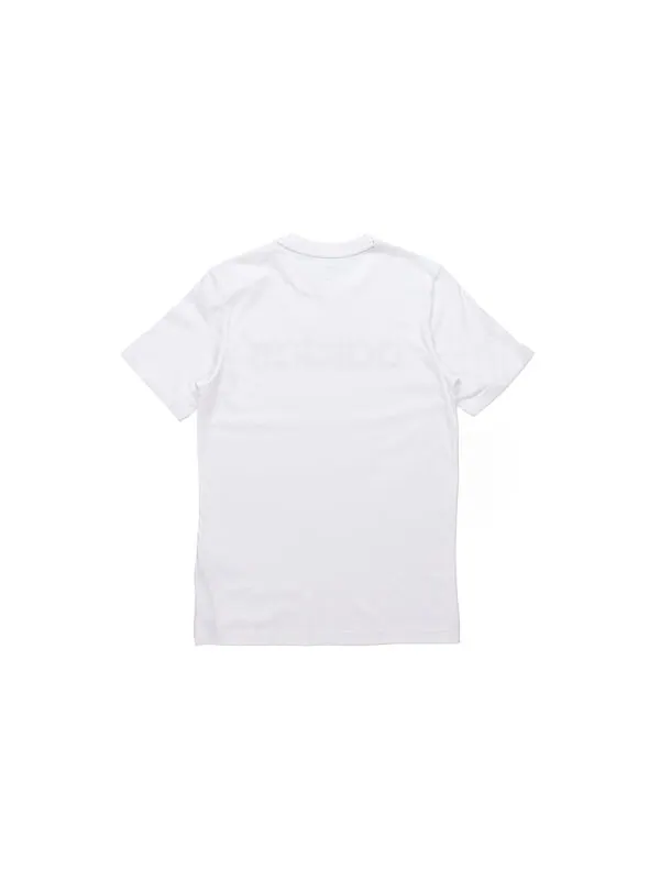 Футболка adidas neo M Ce Logo T1 Logo Printing Sports Round Neck Training Short Sleeve White — изображение 2 из 4, белый