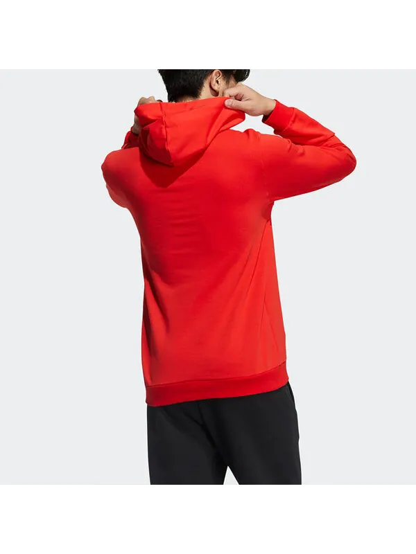 Толстовка Men's adidas neo Essentials Sports Red — изображение 3 из 4, красный