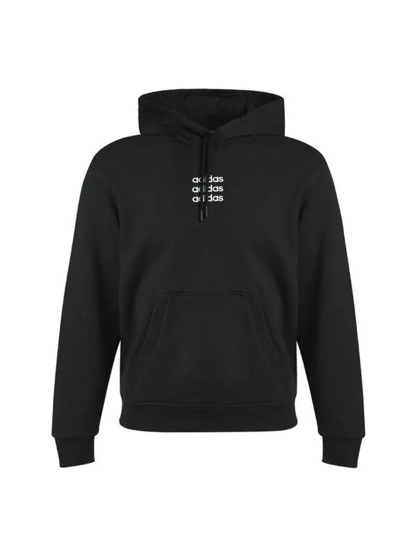 Толстовка neo m ce c+ sports printing logo black Adidas — изображение 1 из 4, черный