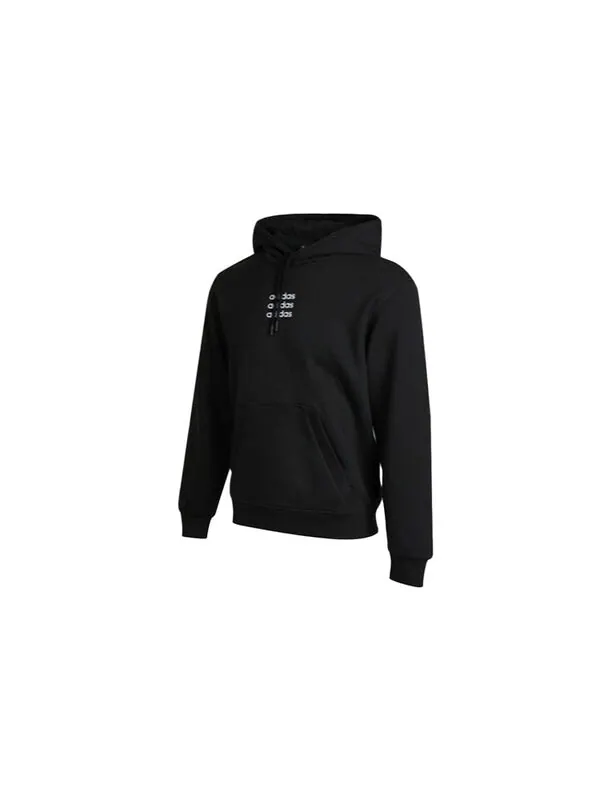 Толстовка neo m ce c+ sports printing logo black Adidas — изображение 3 из 4, черный