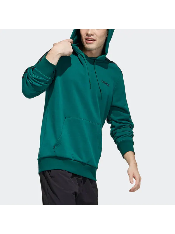 Толстовка neo casual sports hooded pullover green Adidas — изображение 4 из 4, зеленый