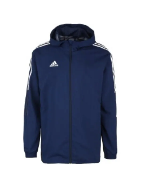 Куртка tiro 21 ветровка куртка Adidas — изображение 1 из 2, темно-синий/белый