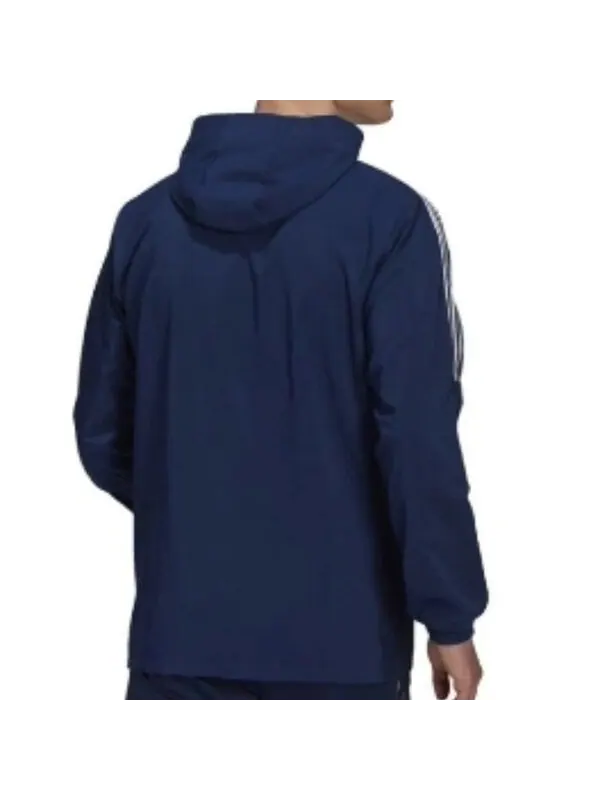 Куртка tiro 21 ветровка куртка Adidas — изображение 2 из 2, темно-синий/белый