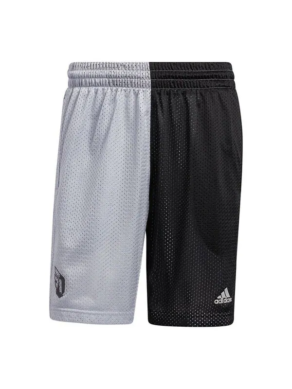 Шорты dame vis short casual basketball colorblock sports shorts black gray Adidas — изображение 1 из 4, серый