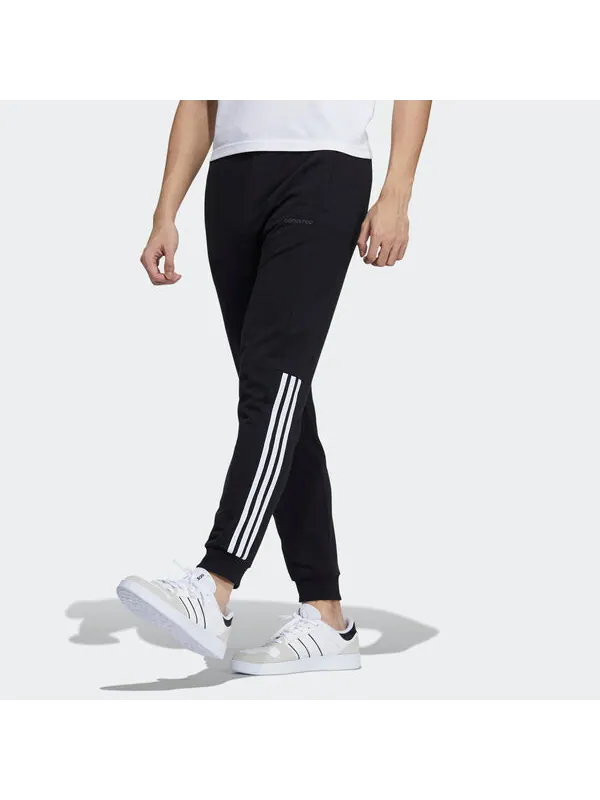 Спортивные штаны adidas neo M Freye Tp Stripe Bundle Feet Sports Long Pants Black — изображение 2 из 4, черный