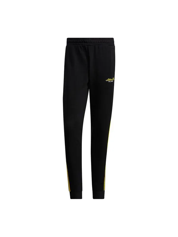 Спортивные штаны adidas neo M Fav Knt Tp 1 Casual Sports Bundle Feet Long Pants Black — изображение 1 из 4, черный