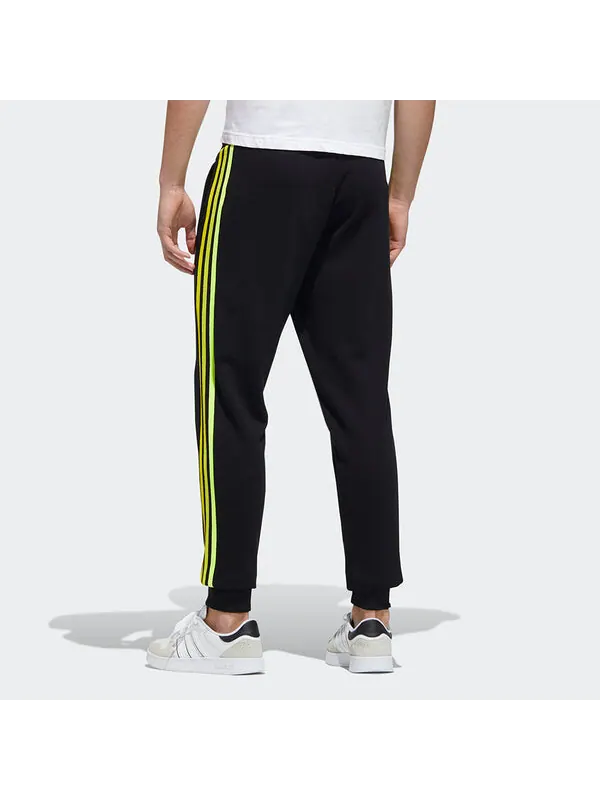 Спортивные штаны adidas neo M Fav Knt Tp 1 Casual Sports Bundle Feet Long Pants Black — изображение 3 из 4, черный