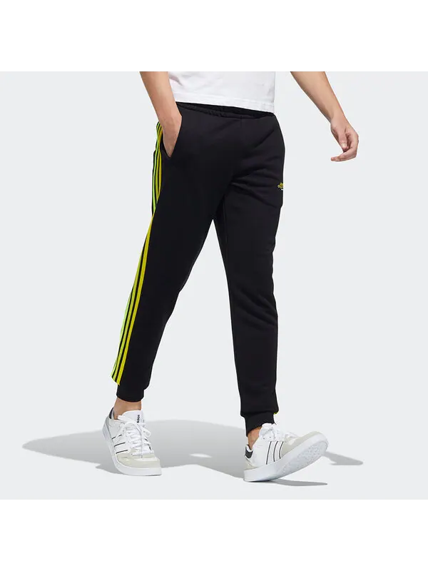 Спортивные штаны adidas neo M Fav Knt Tp 1 Casual Sports Bundle Feet Long Pants Black — изображение 4 из 4, черный