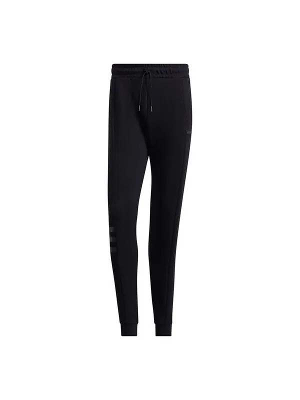 Спортивные штаны adidas neo M Cs Dk Tp Casual Sports Bundle Feet Long Pants Black — изображение 1 из 4, черный