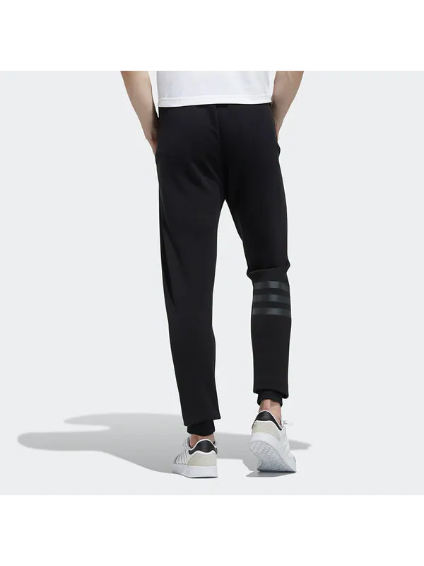 Спортивные штаны adidas neo M Cs Dk Tp Casual Sports Bundle Feet Long Pants Black — изображение 3 из 4, черный