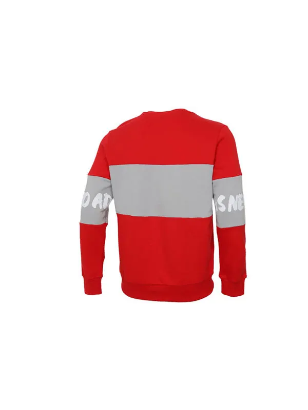 Толстовка adidas neo x Crossover M Cny Ww Swt Printing Sports Pullover New Year's Edition Round — изображение 2 из 4, красный