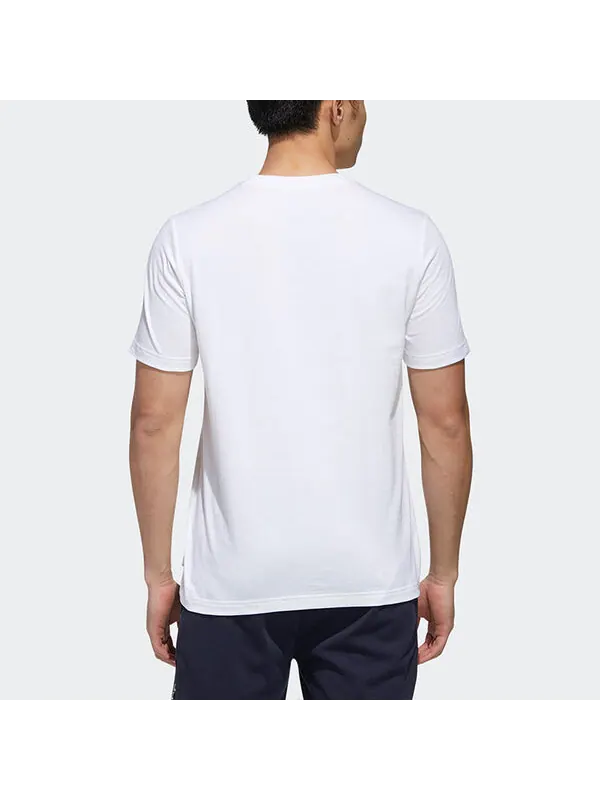 Футболка neo x yellow crossover logo printing round neck short sleeve white Adidas — изображение 4 из 4, белый