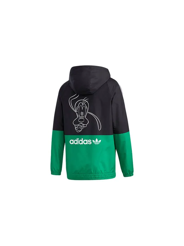 Куртка оригинальная x goofy wb disney толстовка с капюшоном куртка для мужчин зеленая Adidas — изображение 2 из 4