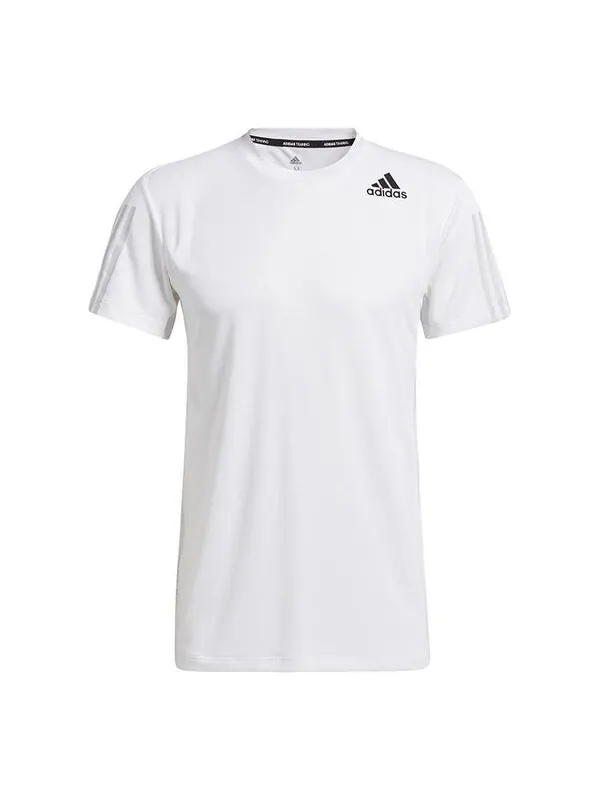 Футболка hrdy 3s футболка тренировочная спортивная с коротким рукавом белая Adidas — изображение 1 из 4, белый