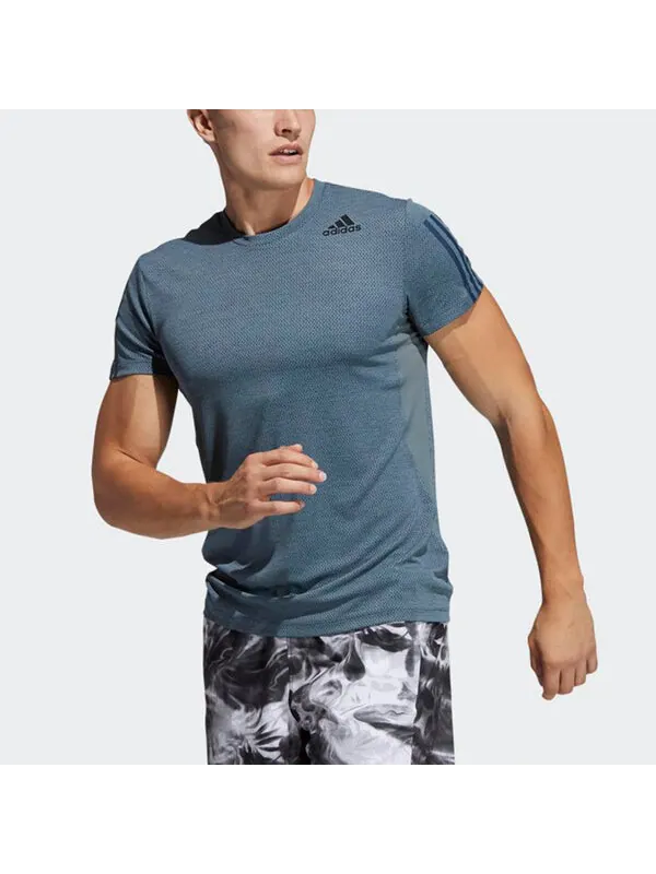 Футболка hrdy 3s футболка спортивная бег короткий рукав Adidas — изображение 2 из 4, синий