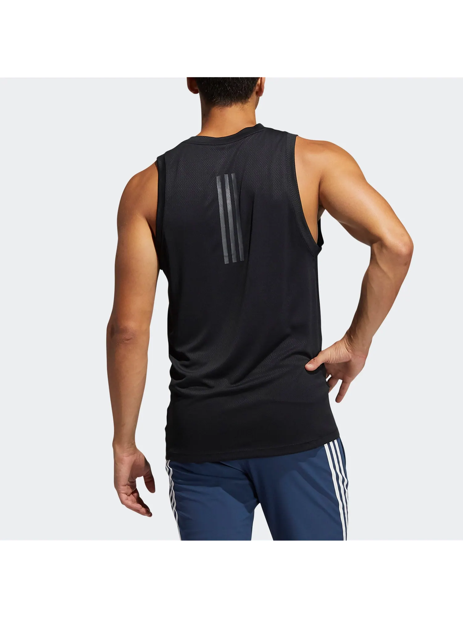 Жилет adidas Hrdy 3s Tnk Casual Sports Breathable Vest Black — изображение 3 из 4, черный