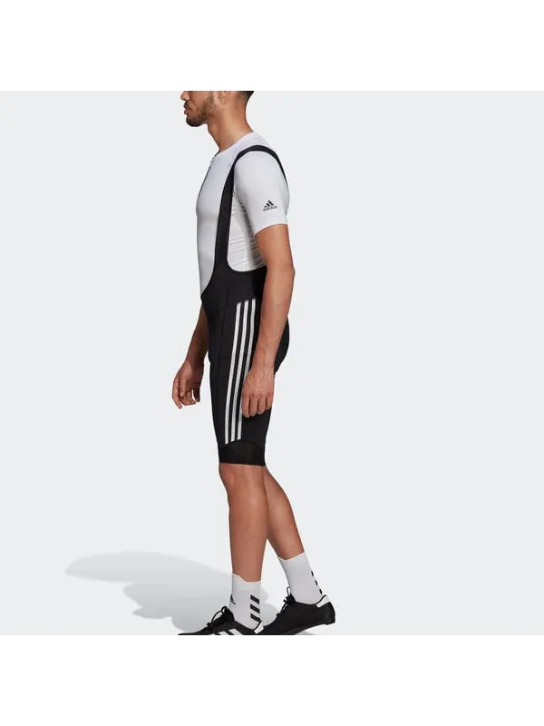 Шорты men's solid color side stripe logo shorts black Adidas — изображение 4 из 4, мульти