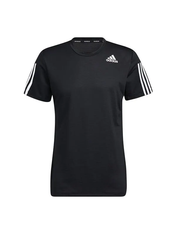 Футболка aero3s футболка pb полосатый спортивный короткий рукав Adidas — изображение 1 из 2, черный