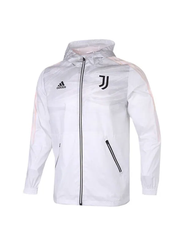 Куртка adidas Juventus Soccer/Football Sports Hooded Jacket White — изображение 1 из 4, белый
